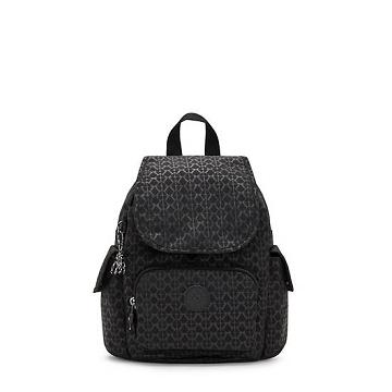 Kipling City Pack Mini Classic Printed Ryggsekk Svarte | NO 1732IL